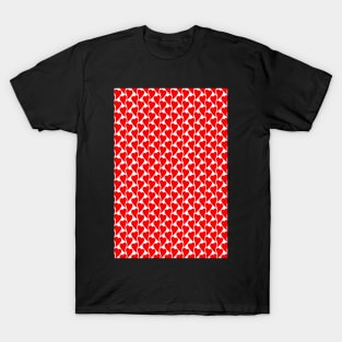 wavy red hearts T-Shirt